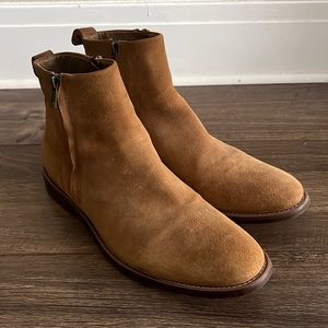 Men's Aldo size 10 Brown Suede Leather Chelsea Boots